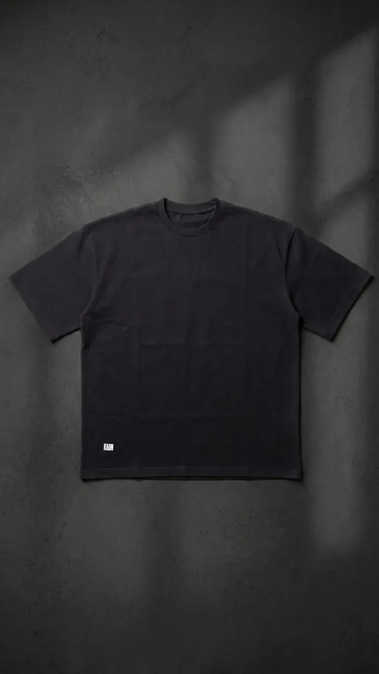Black Boxy Fit T-shirt