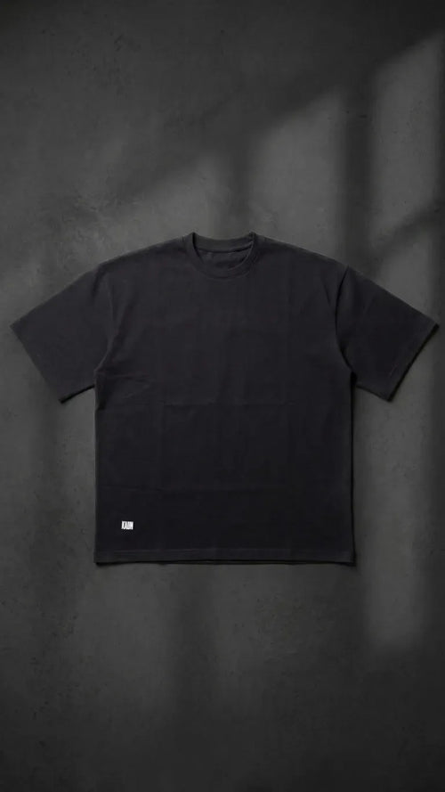 Black Boxy Fit T-shirt