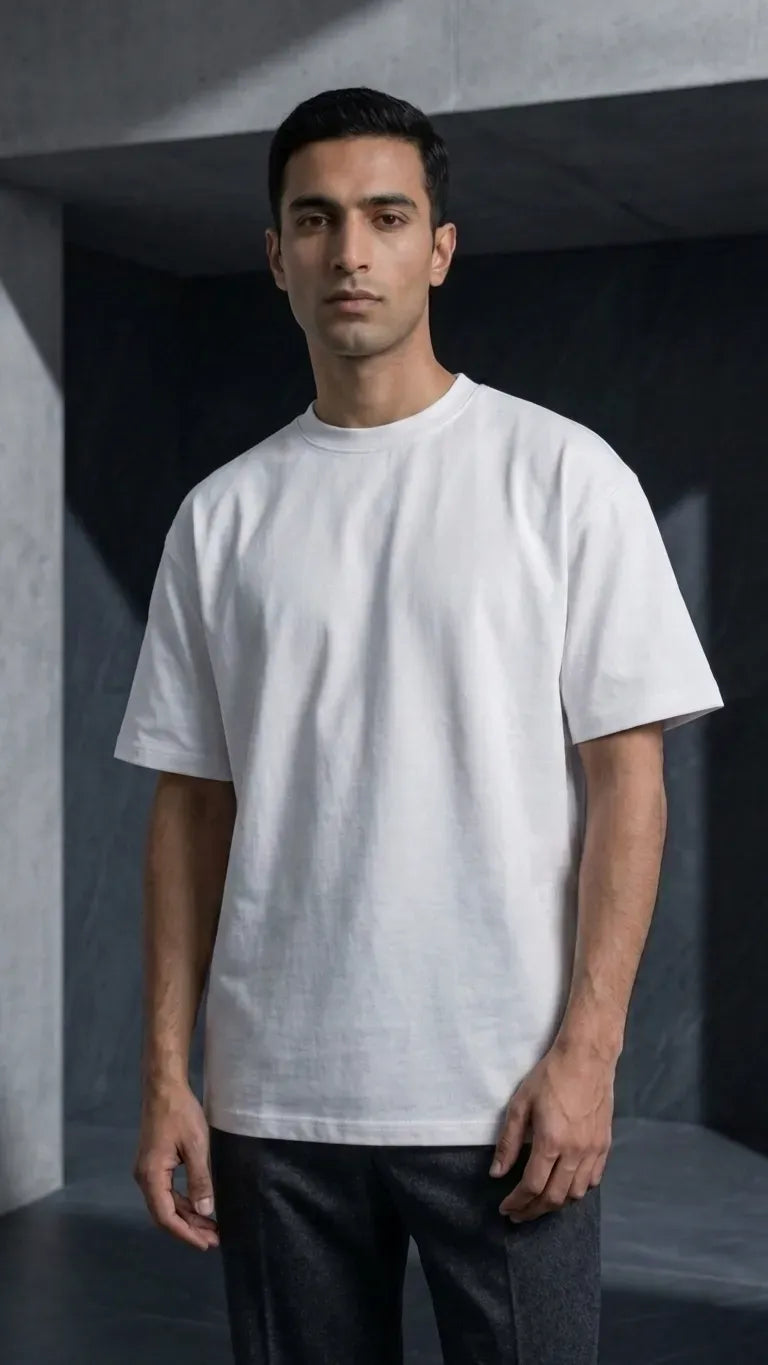 White Boxy Fit t-shirt