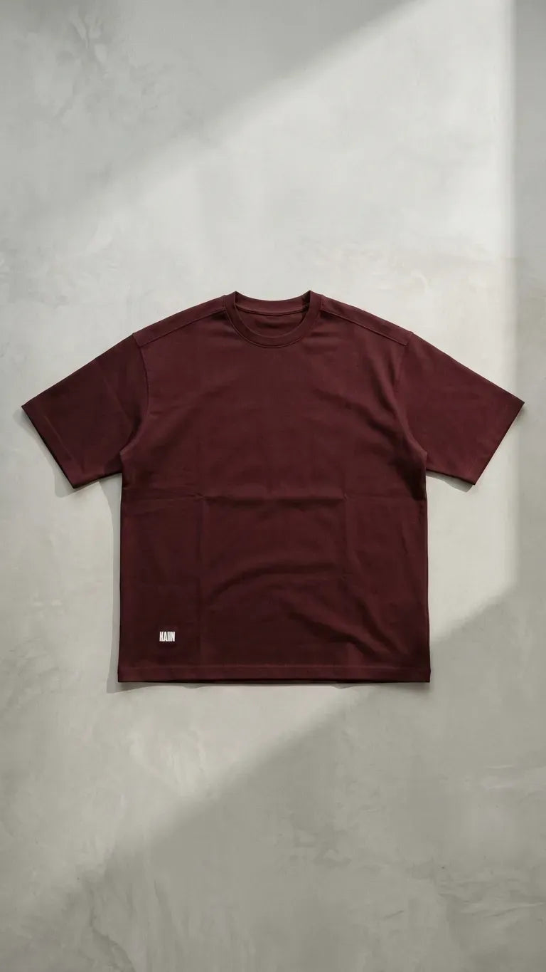 Oversized Burgundy T-shirt