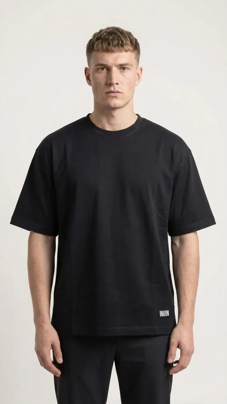 Black Boxy Fit T-shirt