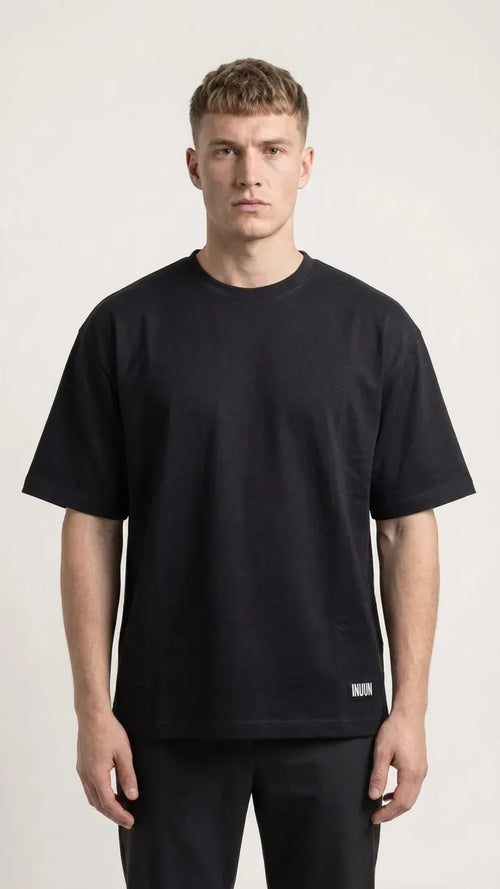 Black Boxy Fit T-shirt