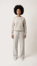 Grey Wide leg sweatpant