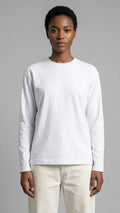 Oversized White T-shirt Long sleeve