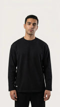 Oversized Black T-shirt Long sleeve