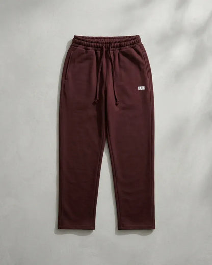 Burgundy Wide leg sweatpant