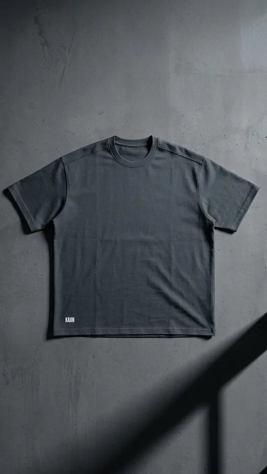 Oversized slate grey T-shirt