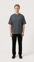 Oversized slate grey T-shirt