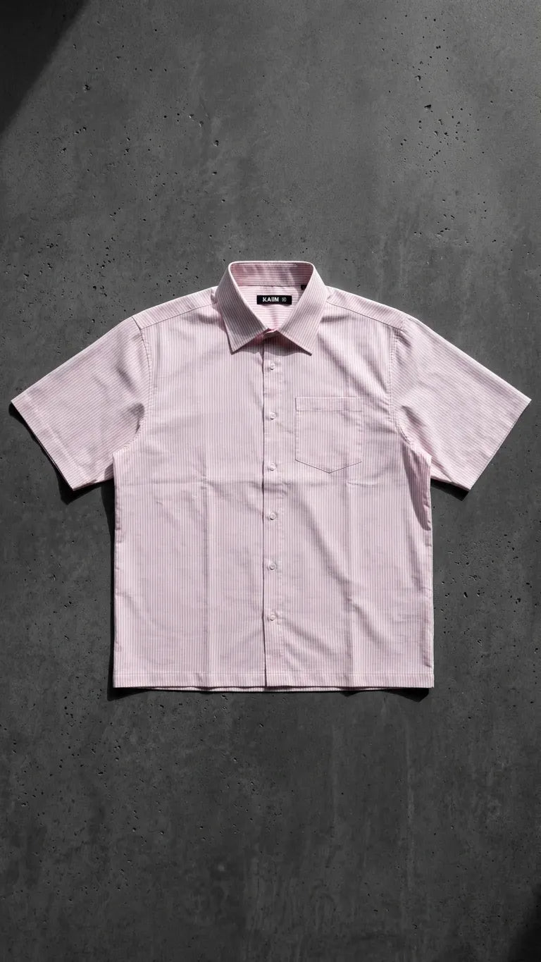 Pink Boxy-Fit Shirt