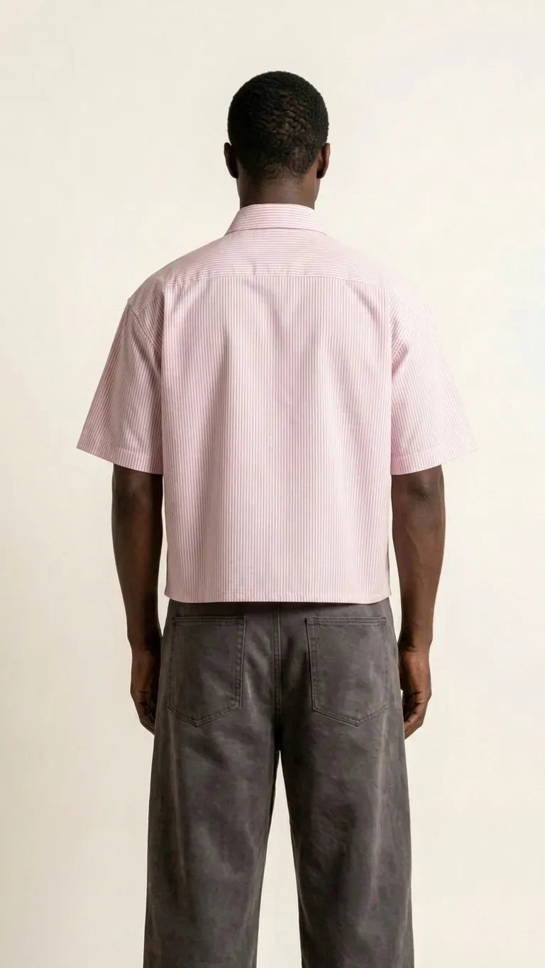 Pink Boxy-Fit Shirt